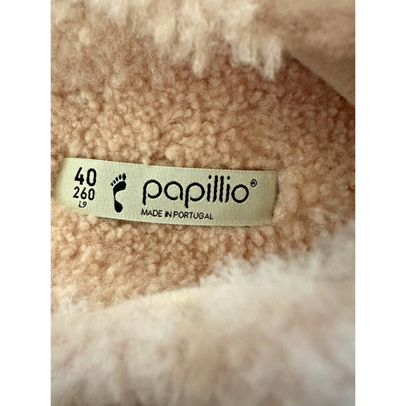 Birkenstock Papillio Sandals Teddy Pink Arizona Big Buckle Shearling EU 40/US 9 - Picture 9 of 9